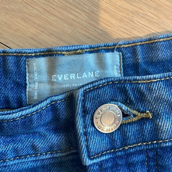 Everlane The Utility Barrel Pant Cotton Twill High Rise Cropped - Picture 3 of 4